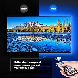 HOUHUI USB LED Strip Lights Kit, 4 Pre-Cut