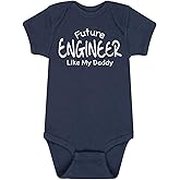 Instant Message - Future Engineer Like Daddy - Baby Body Suit