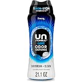 Downy Unstopables Fusions Odor Defense In-Wash Laundry Scent Booster Beads, Daybreak + Clean Scent, 21.1 OZ, 2-in-1 Laundry Beads for Odor Defense