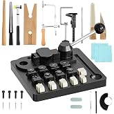 Ring Bender Tool Rings Bending, Spoon Rings Maker Machine Jewelry Making Kit with Nylon Dies Earring Ring Bender Machine Sizer Measuring Tool Jewelry Making Tool