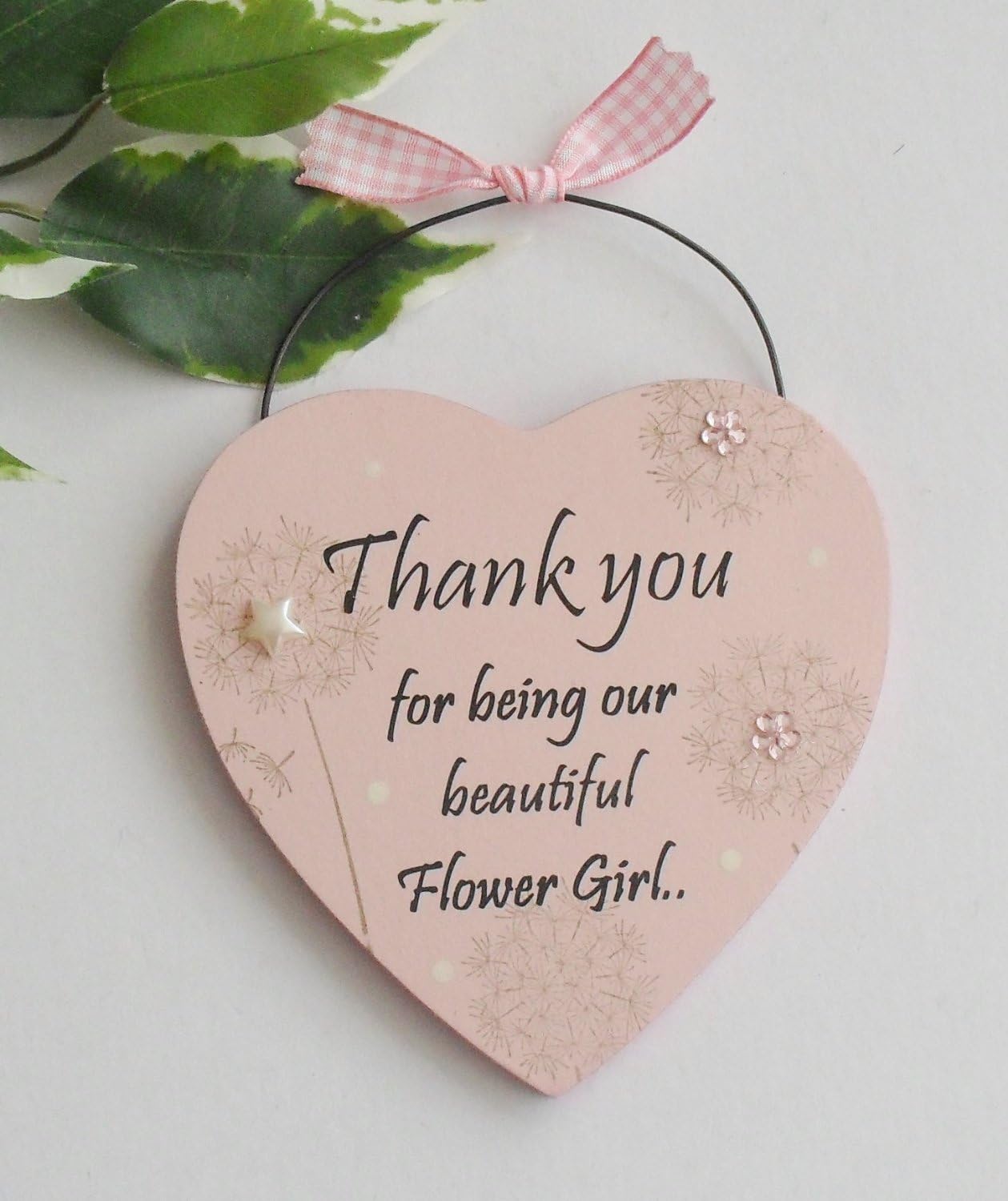 flower girl plaque