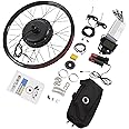 Electric Bicycle Conversion Kit, 72v 2000w Rear Wheel Motor with Mutifunction LCD Display, 9-Speed Electric Bike Hub Motor Conversion Kit for 27.5" E-Bike(560rpm)