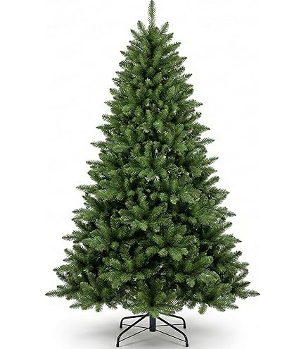 7.5ft Premium Artificial Hinged Christmas Tree, 1500 Branch Tips