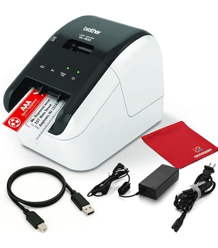 Squuido 20 rollen DK-11208 DK11208 Etiketten kompatibel mit Brother P-Touch QL-500 QL-550 QL-560 QL-570 QL-580 QL-700 QL-800 QL-810W QL-820NWB QL-1100 1110NWB | 38mm x 90mm | 400 Etiketten pro Rolle