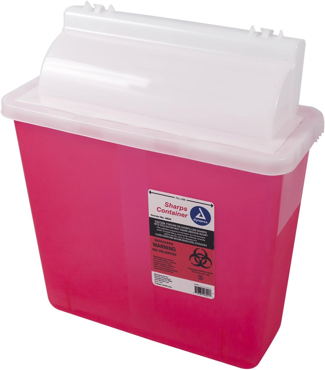 Dynarex Sharps Container Biohazard Patient Room Needle