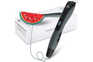TEQStone 3D Pen for Kids with 3 Colors PLA Filament Refills and Display& 8 Gears of Speed & Smart Sleep Mode 3D Printing Pen 