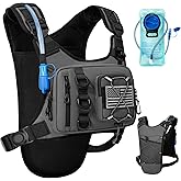 Outdoor Hydration Vest for Running & Hiking, Lightweight Breathable Water Backpack with 2.0L Bladder, Bounce-Free Chest Pack for Marathon, Cycling, Trekking for Men and Women