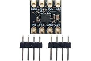 QUAINTBYTE ICM-42688 Breakout Board – 6-Axis IMU Accelerometer Gyroscope Module, Immersion Gold PCB with Castellated Holes, I2C SPI Interface, Compatible with Arduino, ESP32, Raspberry Pi, (ICM-42688-p)