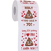70th Birthday Gifts for Women, Men, Her, Him - Happy Prank Toilet Paper - 70th Birthday Decorations, Party Supplies Favors - 70 Years Old Funny Gag Gift Ideas, Novelty Bday Present for Friends, Family