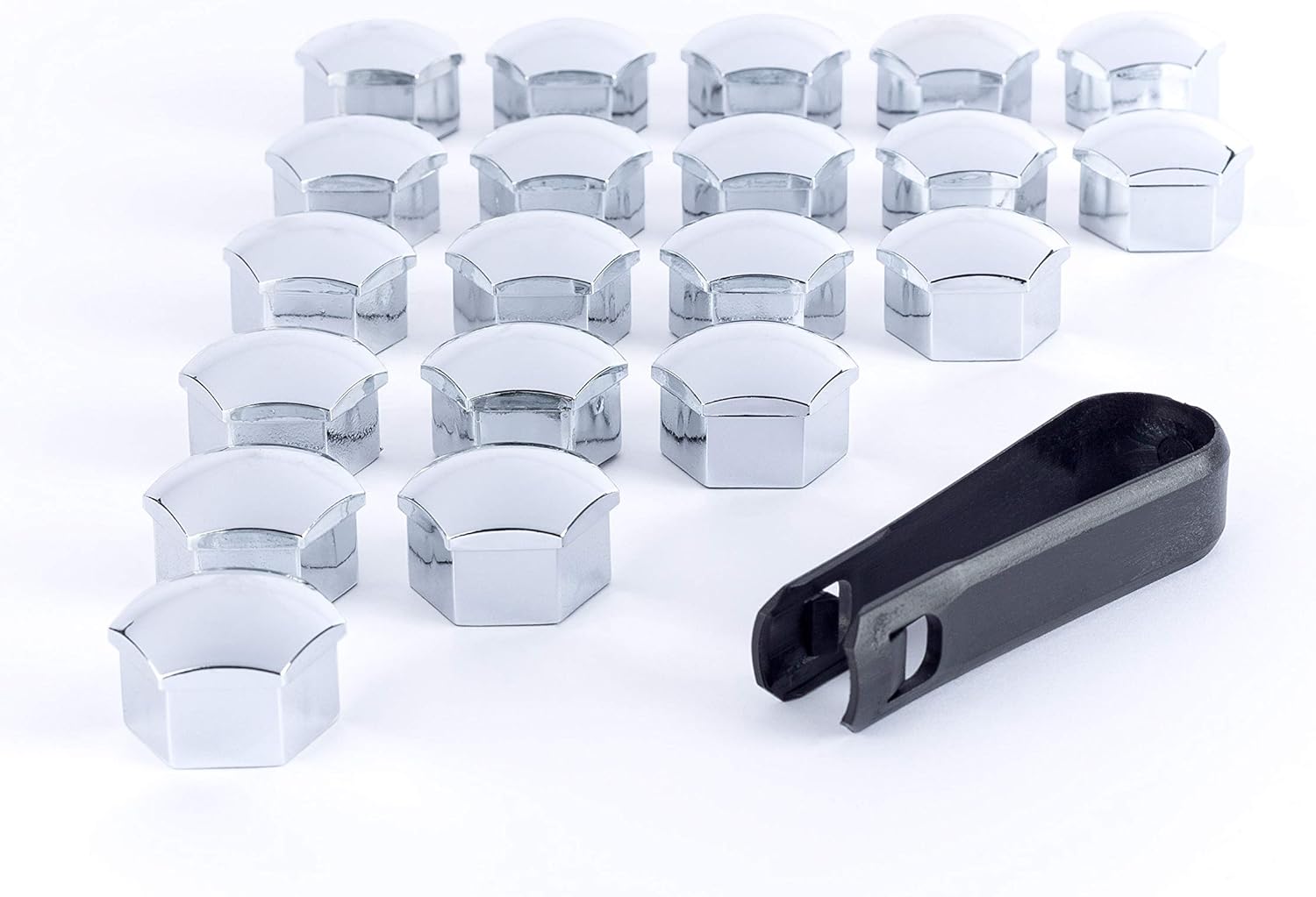 Ellis Excellence Set of 20 Wheel Nut/Bolt Covers Caps, Universal Fit in