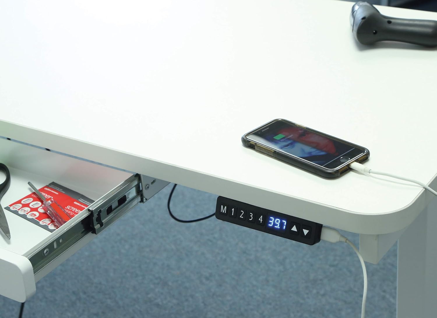 Office Products Motionwise SDG48A Electric Standing Desk 24”x48 Home