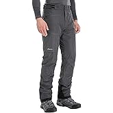 clothin Men's Insulated Ski Pant Fleece-Lined Waterproof Snow Pants
