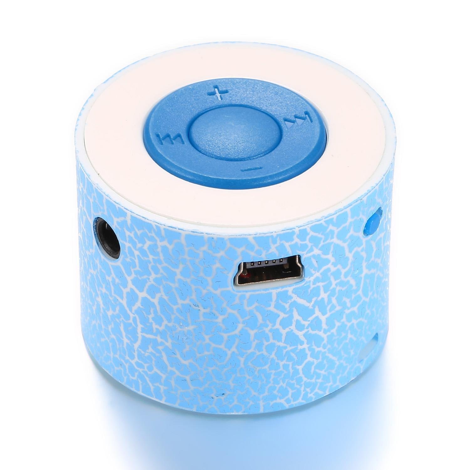 ThinIce Wireless Speakers Portable mini Speaker with LED, Support USB and TF Card, Small Speaker for iPod, MP3
