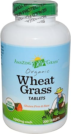 Amazon Amazing Grass オーガニック小麦若葉 Wheat Grass 錠剤 0錠 Amazing Grass サプリメント ビタミン