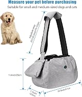 Ownpets Pet Sling Carrier Medium Fits 6.5-9kg Adjustable Hands-Free Strap Pocket view 7