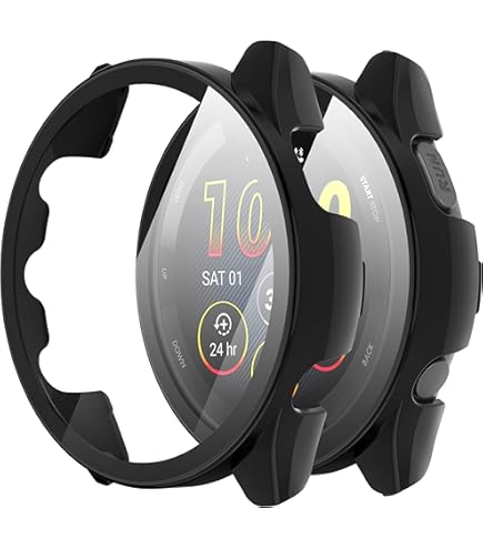 Funda TPU Para Garmin Forerunner 45 Protector De Parachoques Negro