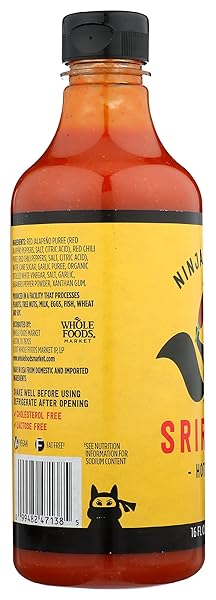 NINJA SQUIRREL, SRIRACHA HOT SAUCE, 16 FL OZ
