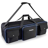 YOREPEK 30.5" Heavy Tripod Carrying Case Bag with 2 Padding Protective Pads | Large Photo Studio Equipment Case for Tripods, Monopods, Speaker Stands, Boom Stands, Camcorders, and Mic Stands, Travel