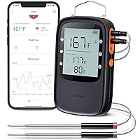 Govee Bluetooth Meat Thermometer, Wireless Meat Thermometer for Smoker Oven, Digital Grill Thermometer with 2 Probes, Timer M