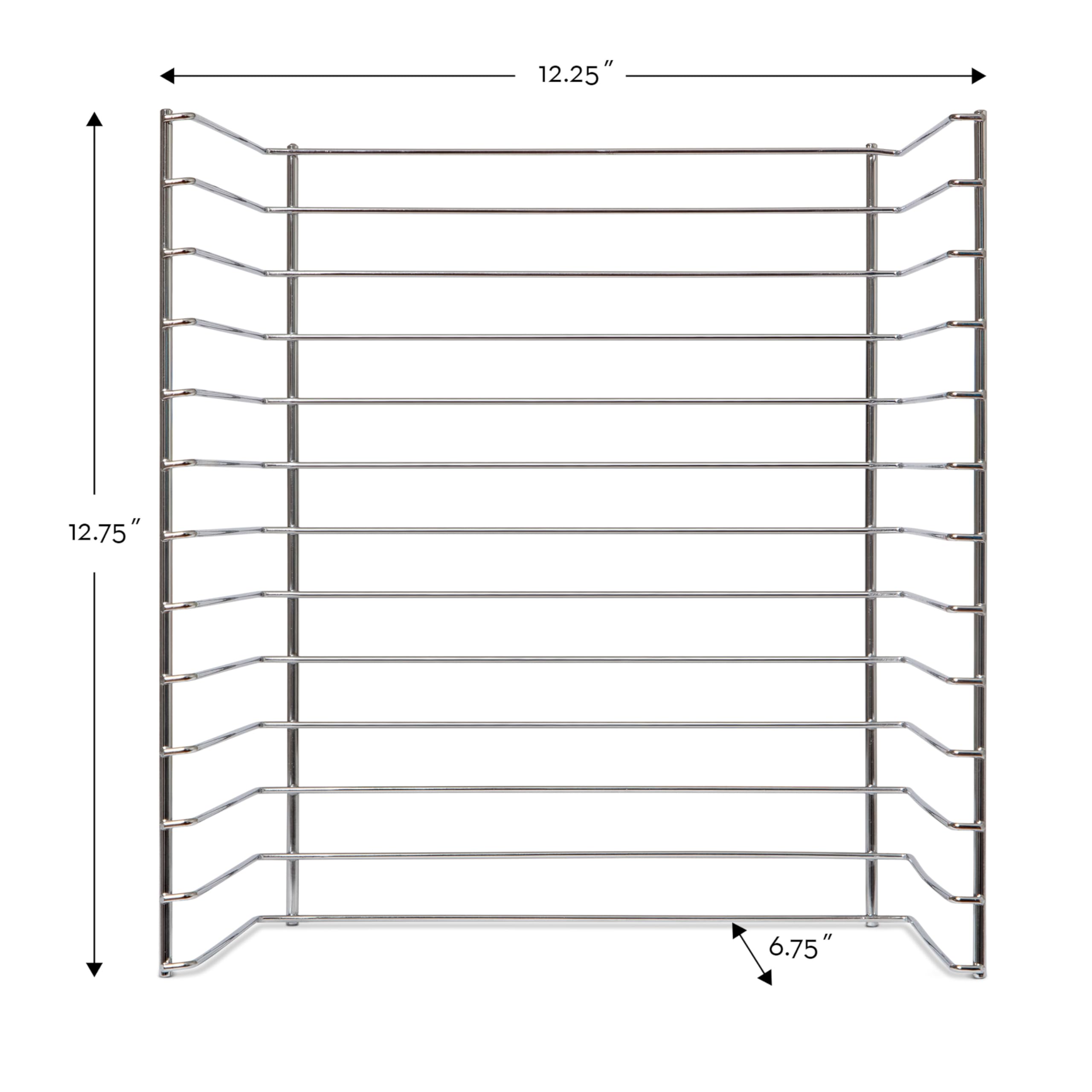 Melissa & Doug Multi-Fit Metal Wire Puzzle Rack 12 inches wide and 0.75 inches deep