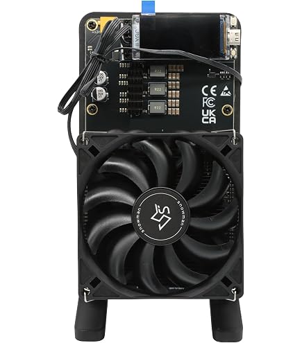 マイニングリグ　gtx1660 hiveos 仮想通貨　ETH BTC Amazon.com: NerdQaxe++ Bitcoin Miner, 4.8TH/s BM1370 *4 ASIC Chips