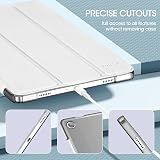 ProCase Smart Case for Galaxy Tab A9 Plus 11 Inch 2023 Slim Stand Folio Silver view 7
