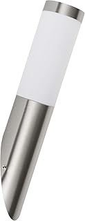 Smartwares RX1010 -Außenleuchte – Abgewinkelt – Edelstahl – E27-Sockel - IP44