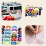 HWX Media 36 Pcs Pre-Wound Bobbins for Brother Janome Singer Sewing view 6