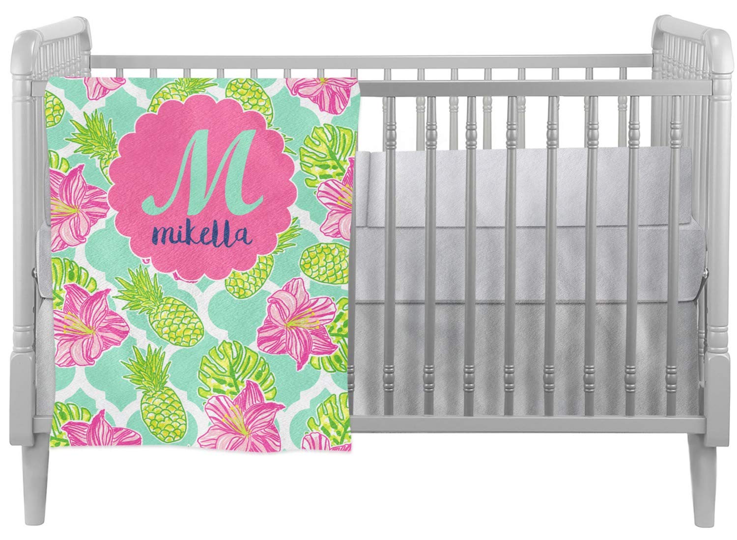 hibiscus crib bedding