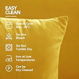 Deconovo Velvet Cushion Covers 50x50 cm Set of 2 Serin Yellow view 6