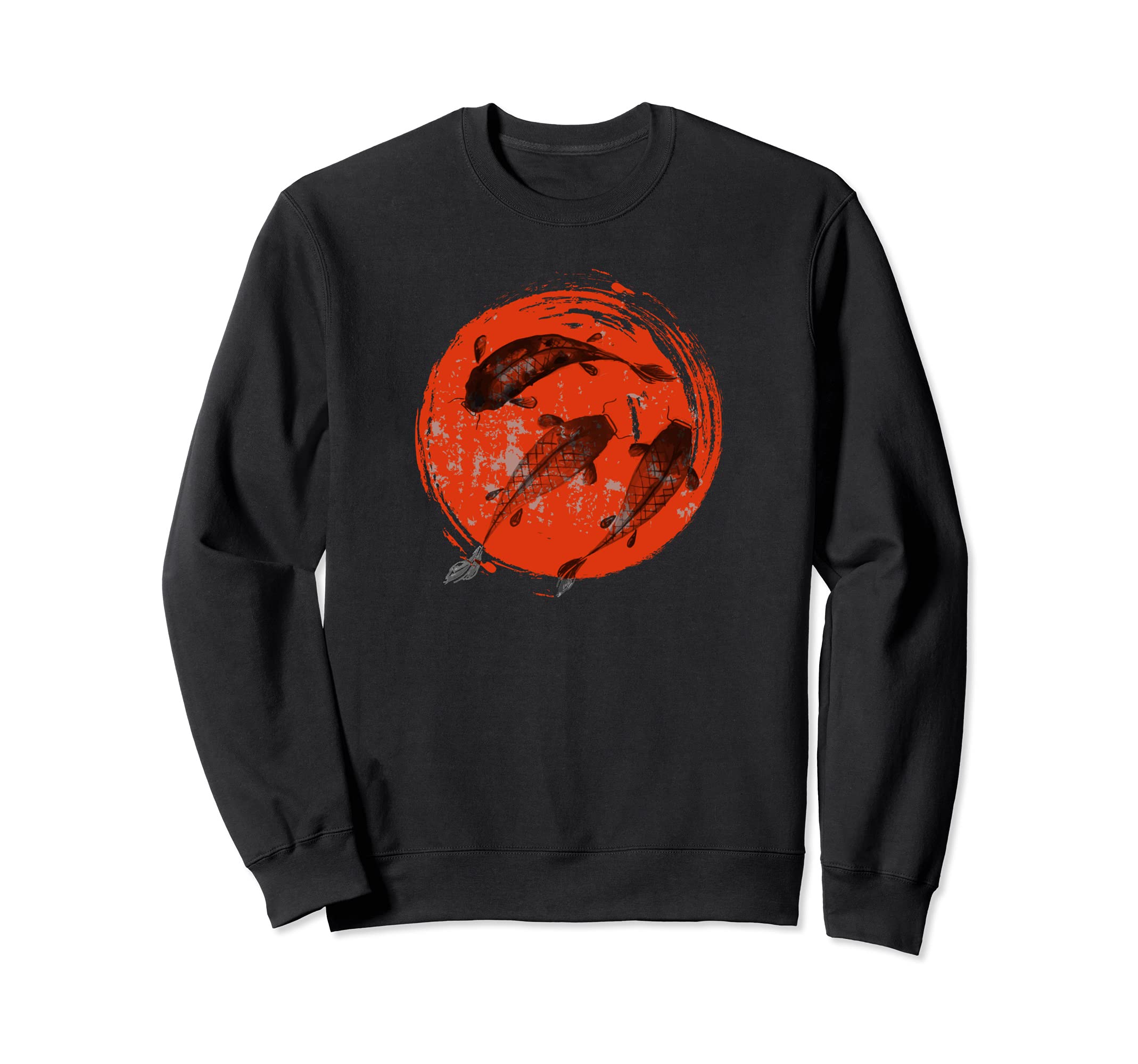 Sunset Koi Fish Japanese Koi Carp Japanese Butterfly Fish Sweatshirt