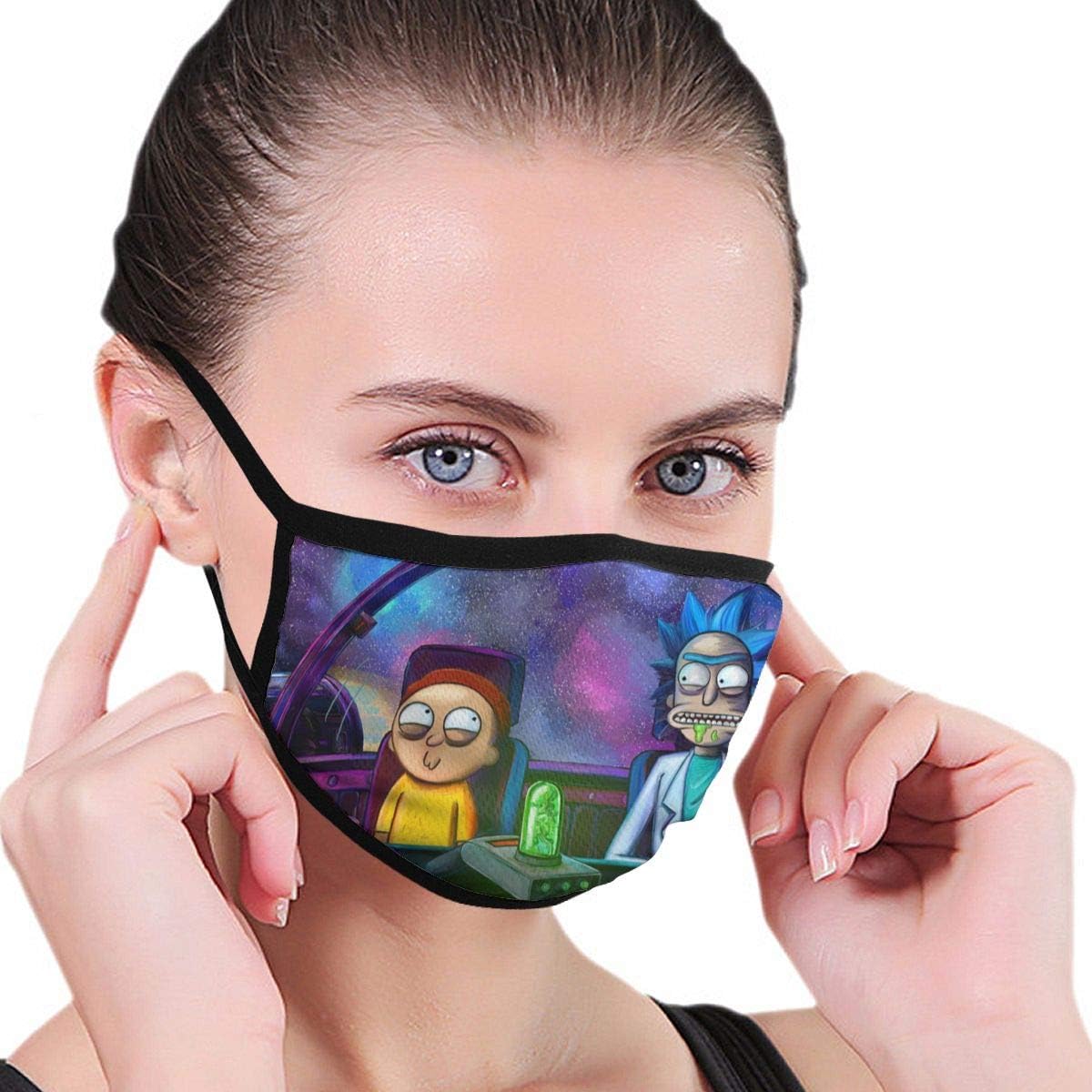 Rick TV Show Morty Face Mask Breathable MouthMuffle Windproof Mouth