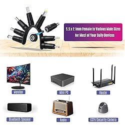 Kado Power Adapter 12V-2A 1.5A 1.25A 1A AC/DC Power
