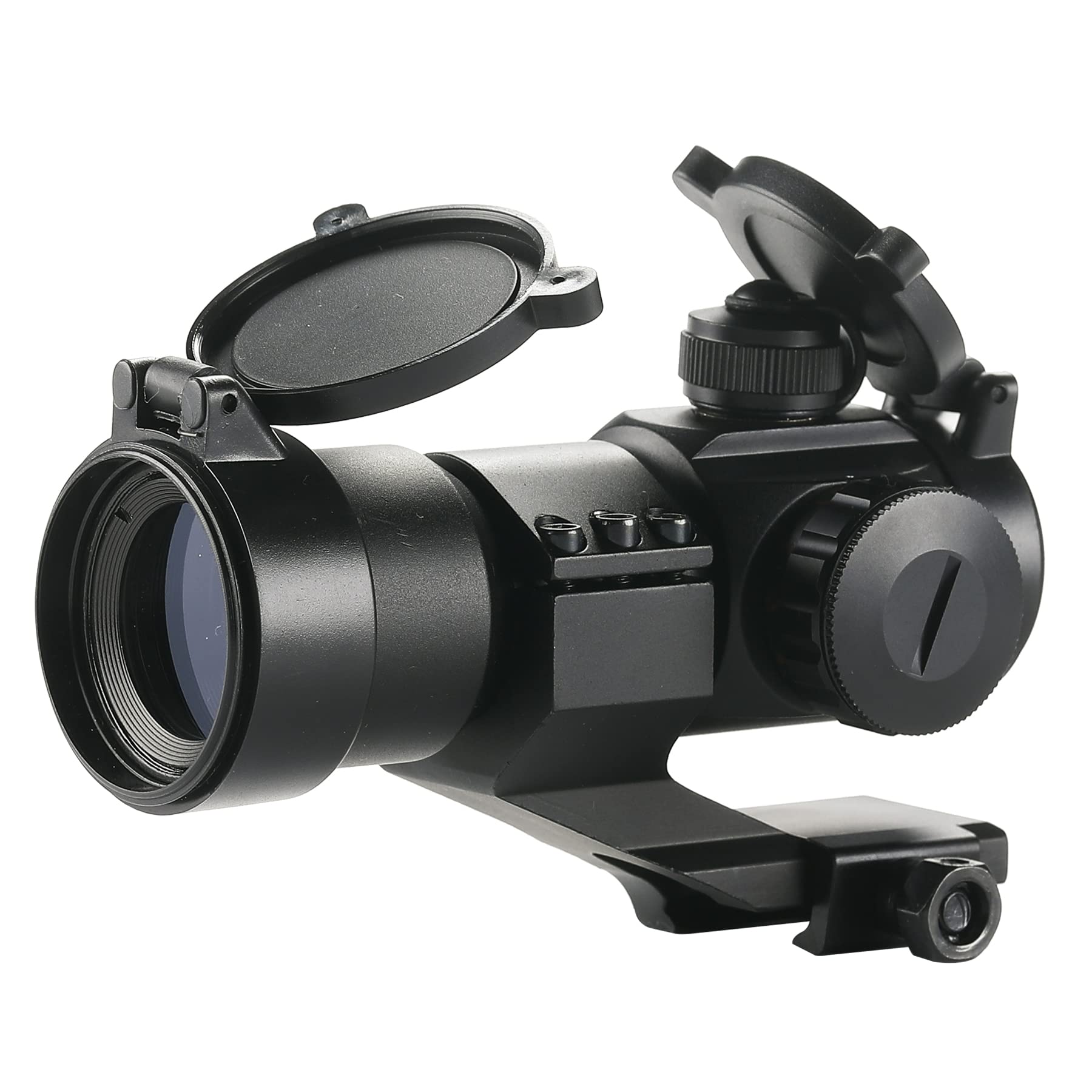 Pinty 1x30mm Red Green Dot Sight 4 MOA, Airsoft Red/Green Dot Sight Scope with Picatinny Cantilever Mount for 20mm Rifles Airsoft