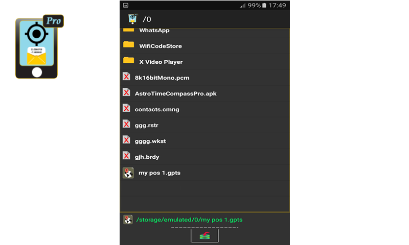 GPS position to sms Pro