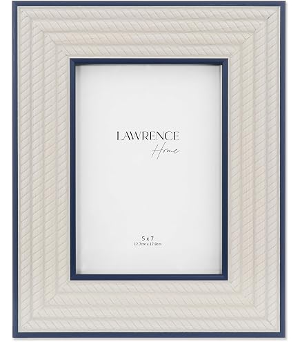 Amazon.com - Zodax Mendocino Blue Carved Bone Photo Frame with