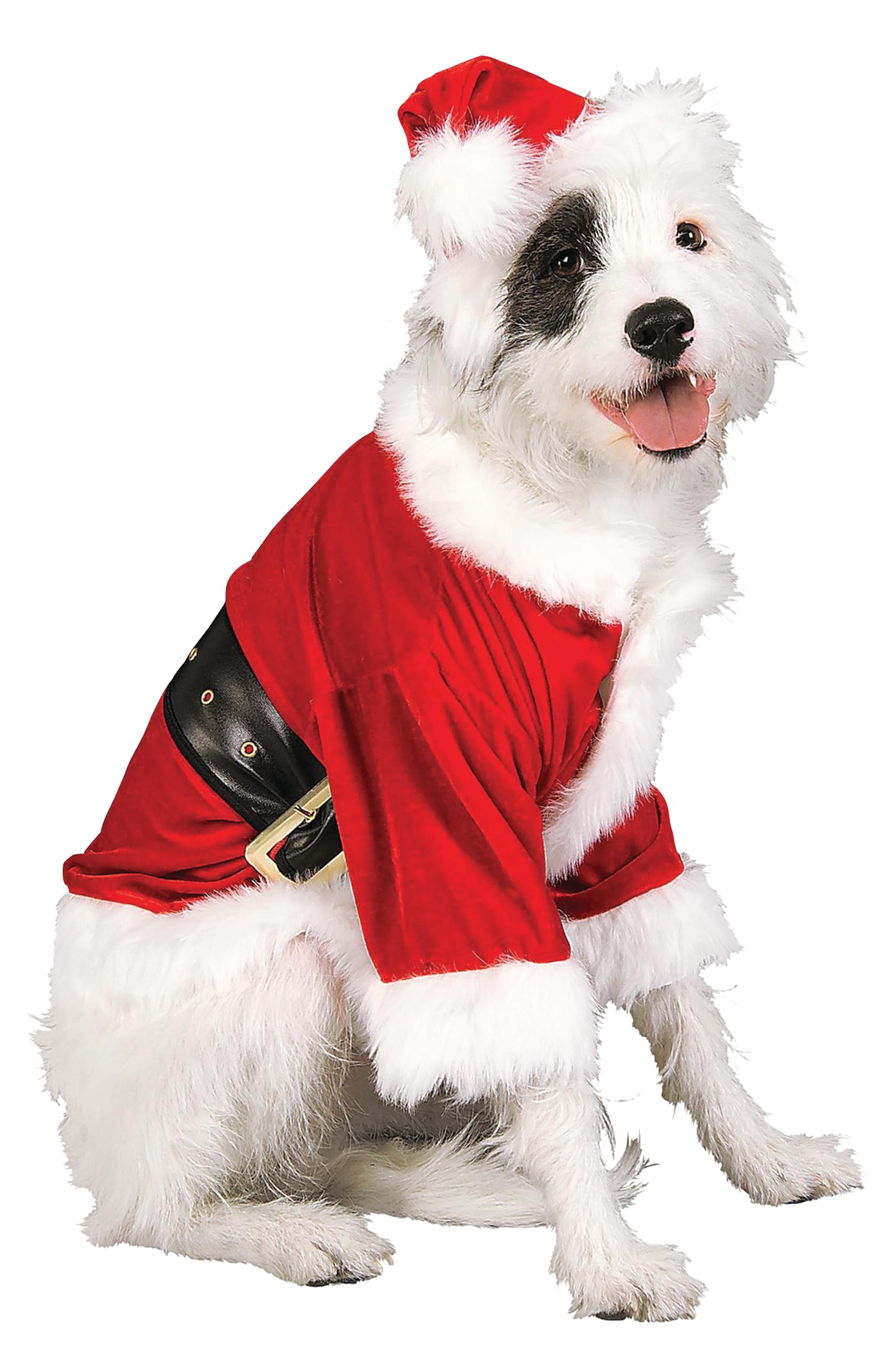 Rubies Official Santa Claus Dog Costume, Christmas Pet Dress Up, Size X-Large Halloween Halloween
