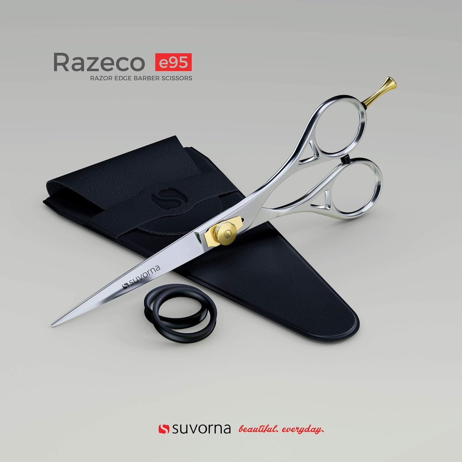 Suvorna 6" Professional Hair Scissors, Hairdressing Scissors UK for Men & Women, Hairdresser Scissors, Barber Scissors - Image 3