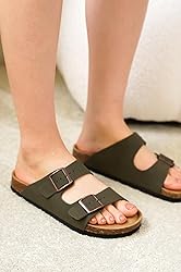 Project Cloud Genuine Leather Flat Sandals Women