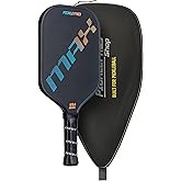 Premium Carbon Fiber Pickleball Paddle with Thermoformed Body, Foam Edge Walls & CAS/CFS Spin Surface – USAPA Approved, Tournament-Grade Power, Spin & Extended Play Durability - Premium Cover Included