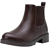 Vepose Women's 9607 Chelsea Ankle Boots Pull-On Booties for Women