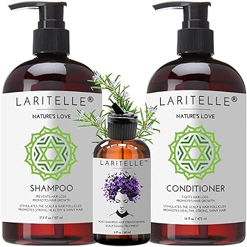 Amazon Com Laritelle Organic Hair Care Set Nature S Love Shampoo