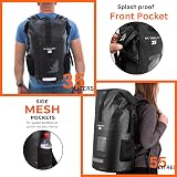 Ultra Dry Adventurer Premium 35L Waterproof Dry Bag Backpack Black view 2