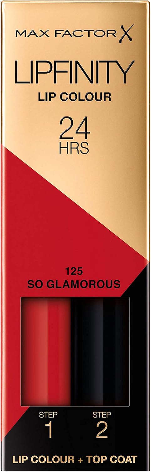 Max Factor Lipfinity Long-Lasting Two Step Lipstick - 125 So Glamorous, 4.2g, 2 count (Pack of 1) - Image 3