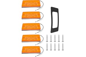 Roof Marker Lights Fit for Freightliner Century Columbia FLD Series Heavy-Duty Trucks Replace 22-51942-000 2251942000, 5Pcs