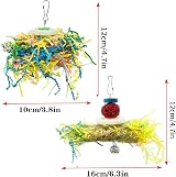 Heyu-Lotus 5 Pack Bird Shredding Toys for Small Parrots and Budgies view 4