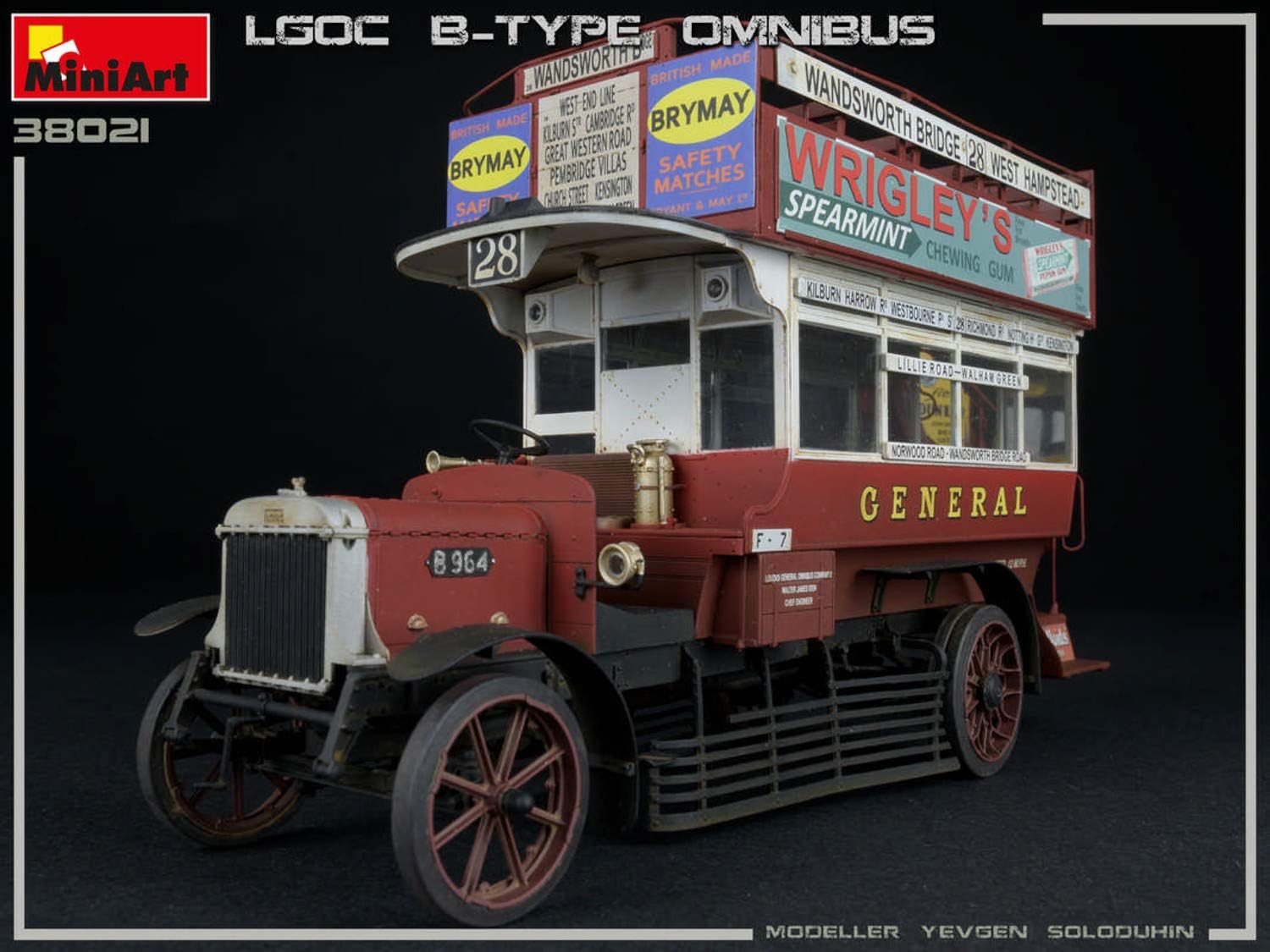 Miniart 1:35 - LGOC B-TypeLondon Omnibus, Non Lasered, Unpainted, pequeño - Image 3
