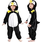 LOLANTA Unisex Baby Animal Costumes Toddler Boys Girls Hooded Jumpsuit Kid Halloween Christmas Birthday Gifts