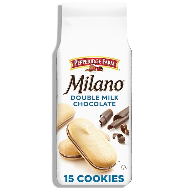 PEPPERIDGE FARM MILANO DOUBLE MILK CHOCOLATE COOKIES, 7.5...