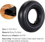 RUTU 4.10/3.50-4 Tire and Tube 260X85mm 2 Pack Off-Road Wheels for Trolley view 3